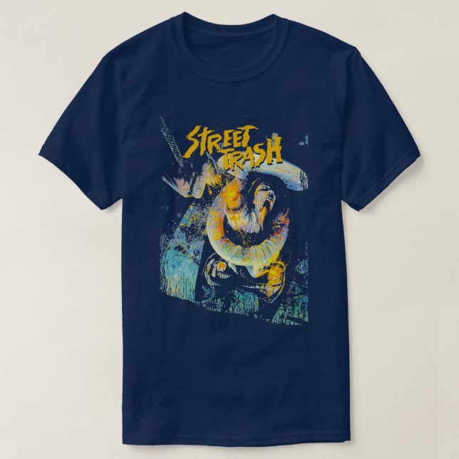 Street Trash 80s Cult Classic Horror Movie T-Shirt (Design Front)