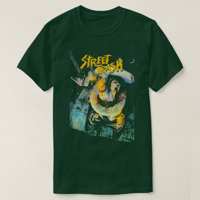 Street Trash 80s Cult Classic Horror Movie T-Shirt (Design Front)