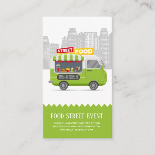 Street Truck food Business Card
