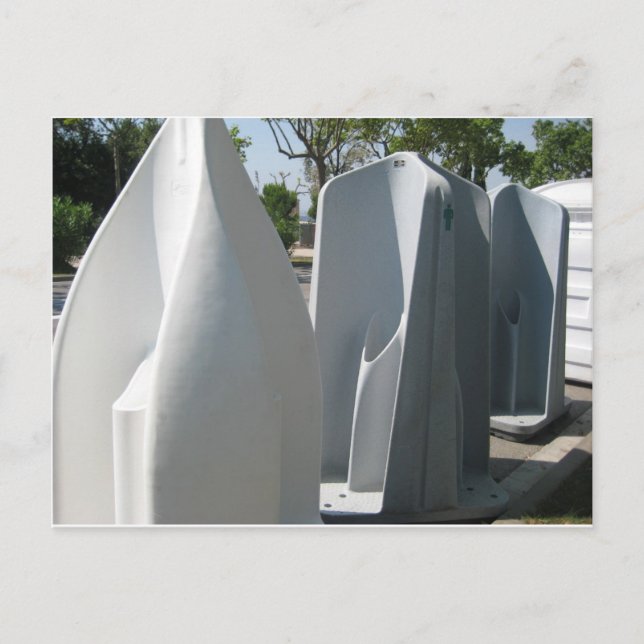 Street urinals in Brussels Postcard (Front)