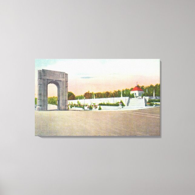 Street View of Clifton Gate Canvas Print (Front)