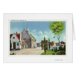 Street View of the Danish Village Cards