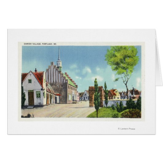 Street View of the Danish Village Cards (Front Horizontal)