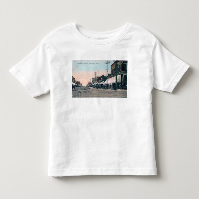 Street View of Wenatchee Avenue Toddler T-shirt (Front)