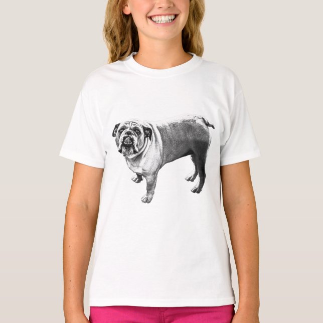 Street Walk, Bulldog Bright T-Shirt (Front)