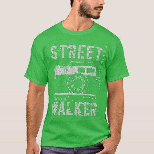 Street Walker Snapshot Photography Street Photogra T_Shirt