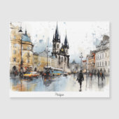 Street watercolor Prague  (Front)