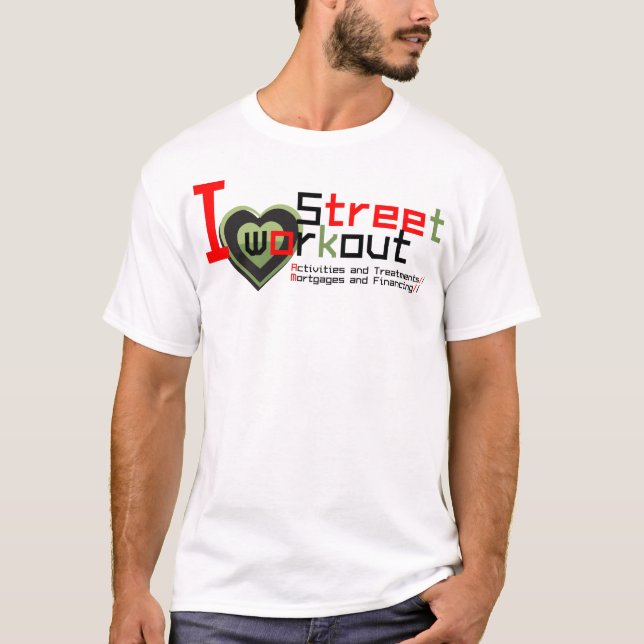 Street workout and Fitness T-Shirt (Front)