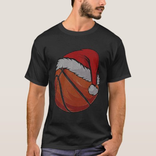 Streetball Basketball Ugly Christmas Basketball Lo T_Shirt