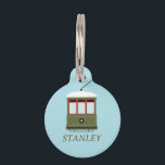 STREETCAR (BLUE) PET ID TAG<br><div class="desc">STREETCAR PET TAG</div>