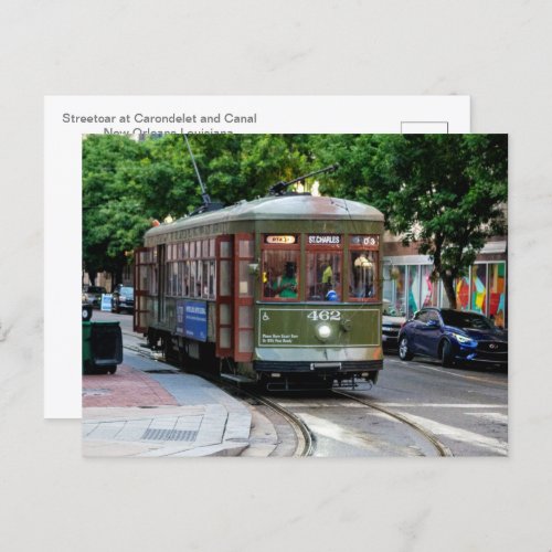 Streetcar postcard