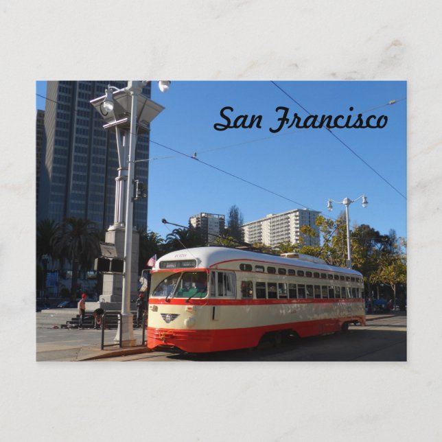 Streetcar- San Francisco Postcard (Front)