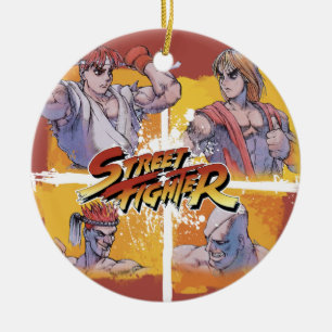 StreetFighter Ryu Vs Ken & Adon Vs Sagat ornament