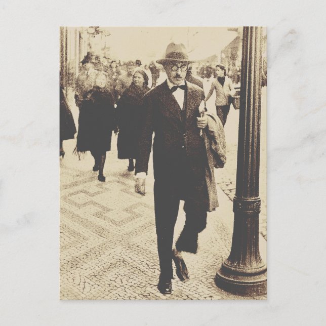 Streets in Lisbon (Fernando Pessoa) Postcard (Front)