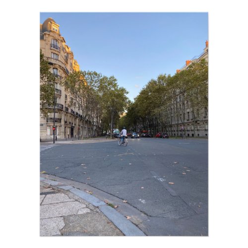Streets in Paris France Photo Print
