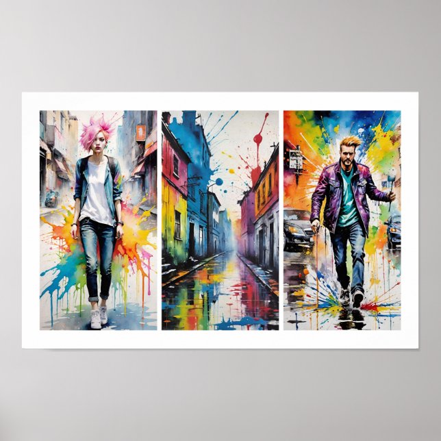 Streets Of Color Poster (Front)