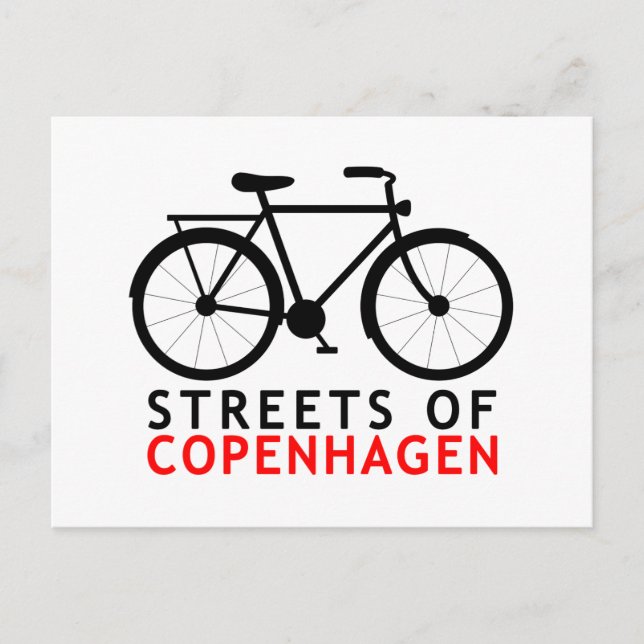 Streets of Copenhagen Postcard (Front)
