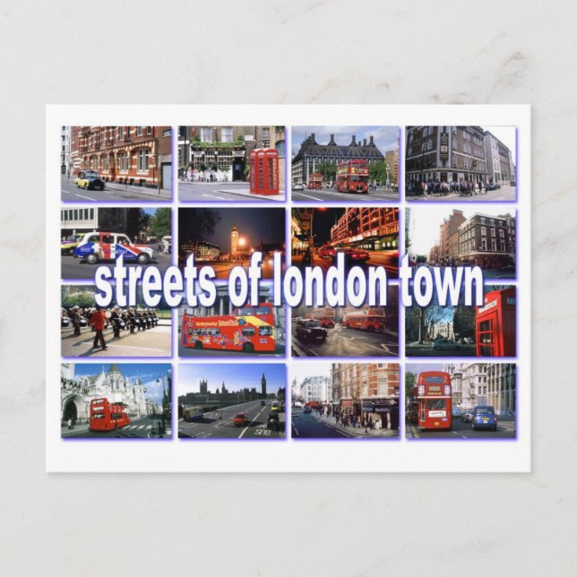 streets of london postcard (Front)