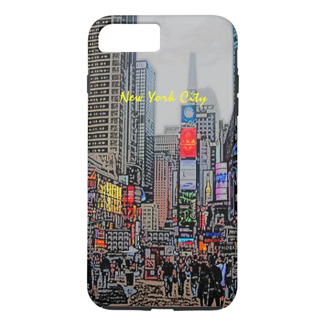 Streets of New York City iPhone case (Back)