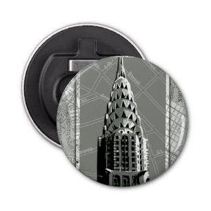 Streets of New York with Empire State Building Bottle Opener