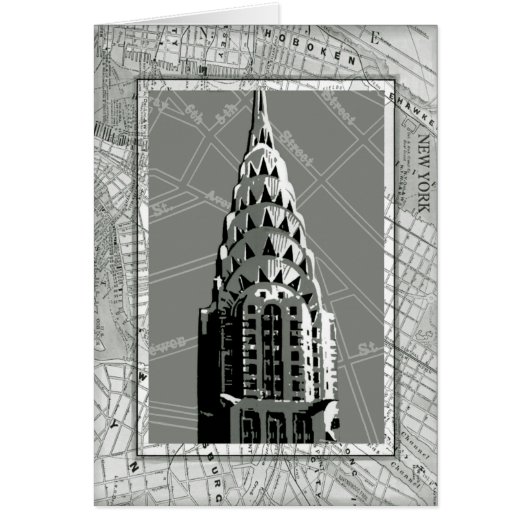 Streets of New York with Empire State Building Cards (Front)