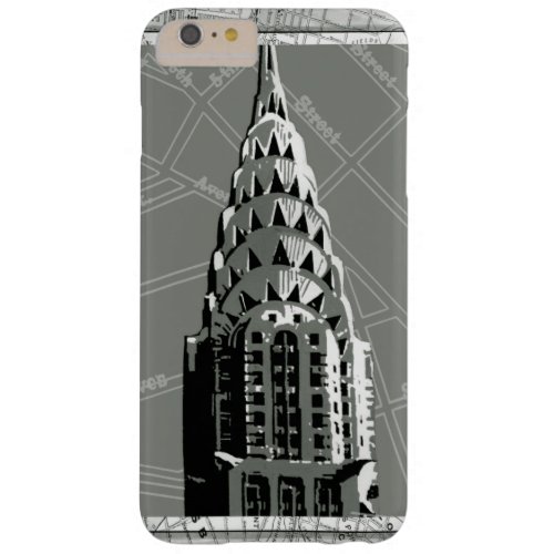 Streets of New York with Empire State Building Barely There iPhone 6 Plus Case