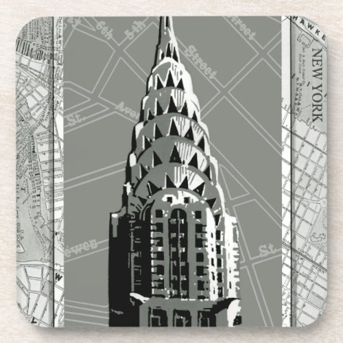 Streets of New York with Empire State Building Coaster