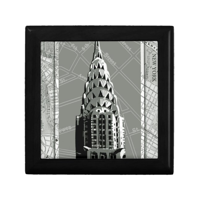 Streets of New York with Empire State Building Gift Box (Front)