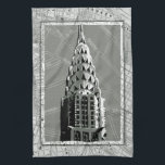 Streets of New York with Empire State Building Kitchen Towel<br><div class="desc">Have you been to New York? Then you'll love this print of the streets of the city with an inset of the Empire State Building. Buy this piece and bring yourself a little closer to the Big Apple!</div>