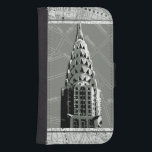 Streets of New York with Empire State Building Phone Wallet<br><div class="desc">Have you been to New York? Then you'll love this print of the streets of the city with an inset of the Empire State Building. Buy this piece and bring yourself a little closer to the Big Apple!</div>
