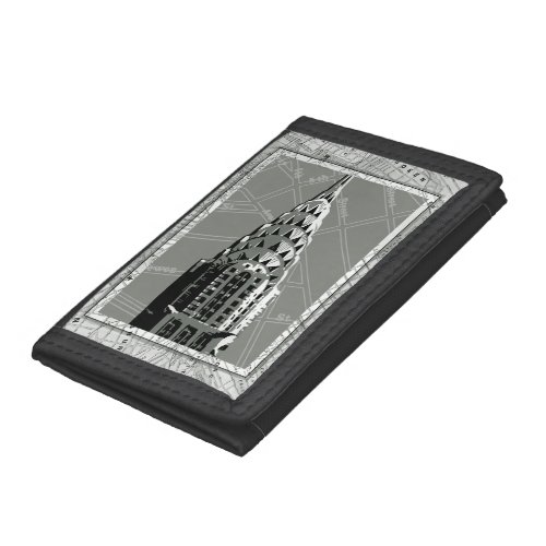 Streets of New York with Empire State Building Trifold Wallet