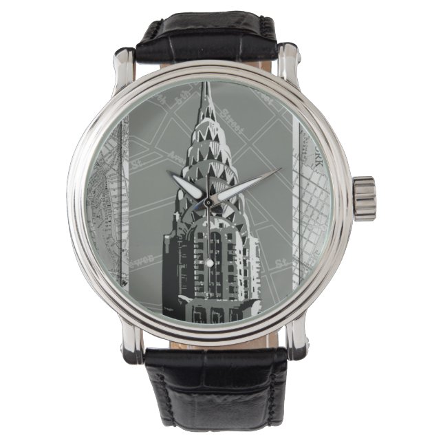Streets of New York with Empire State Building Watch (Front)