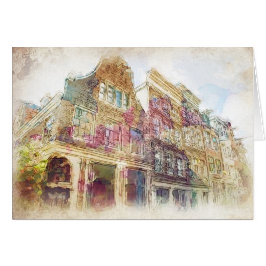 Streets of Old Amsterdam Cards (Front Horizontal)