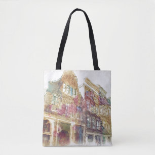 Streets of Old Amsterdam Tote Bag