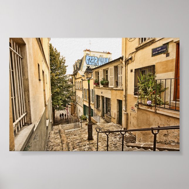 Streets of Paris Poster (Front)