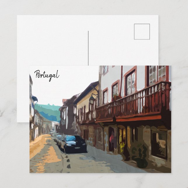 Streets of Portugal Postcard (Front/Back)