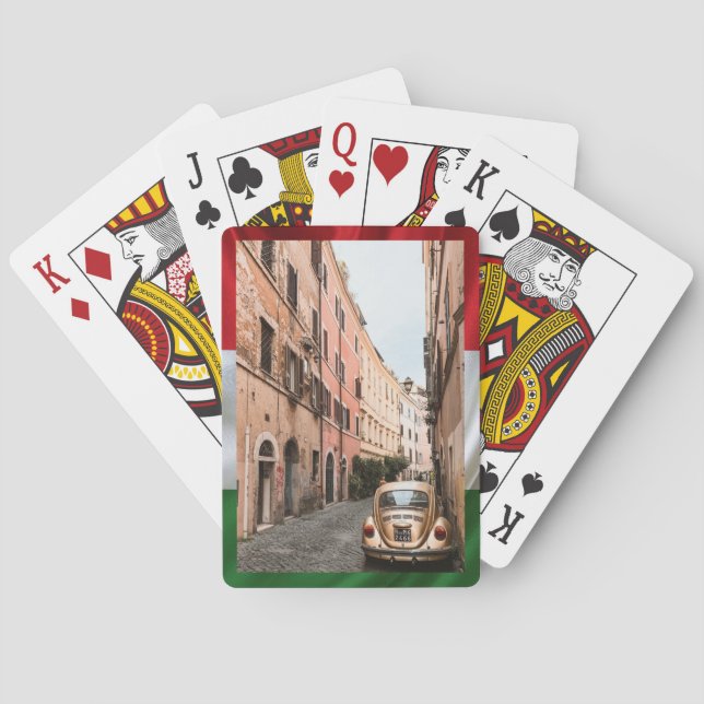 Streets of Rome - Italian pride  Poker Cards (Back)