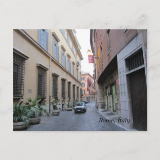 Streets of Rome, Italy Postcard