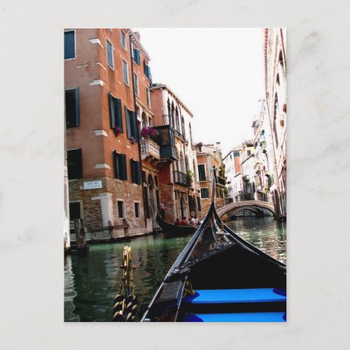 Streets of Venice Postcard