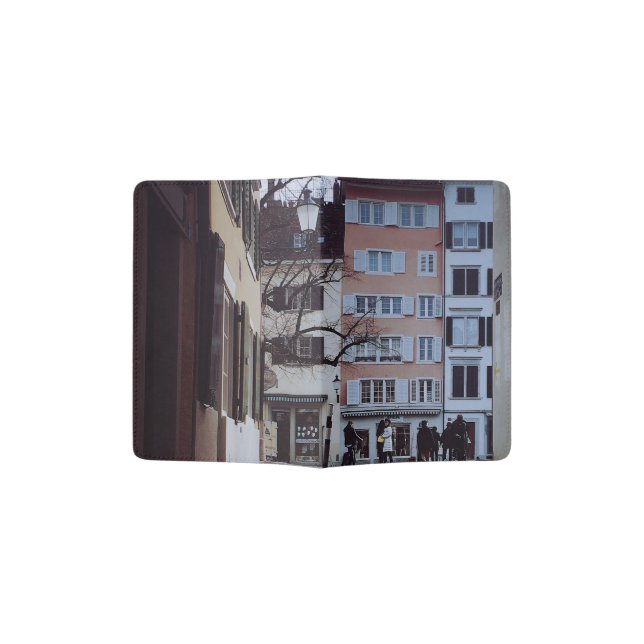 STREETS OF ZÜRICH PASSPORT COVER (Opened)