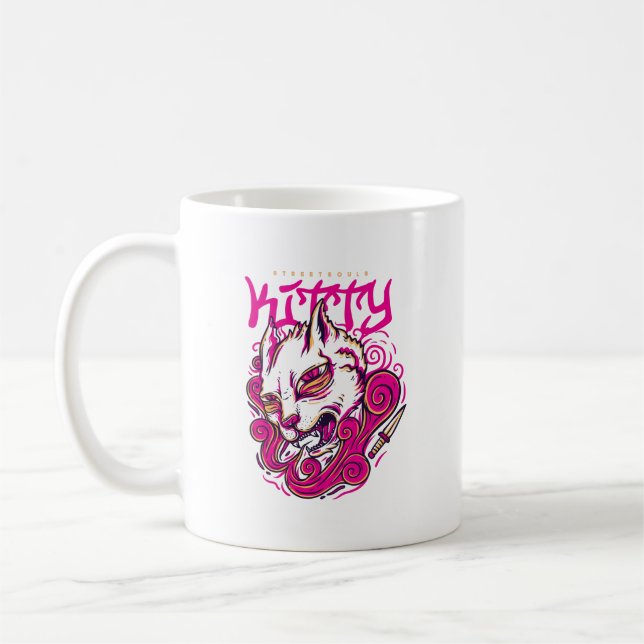 STREETSOUL Kitty Coffee Mug (Left)