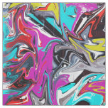 Streetstyle graffiti print fabric