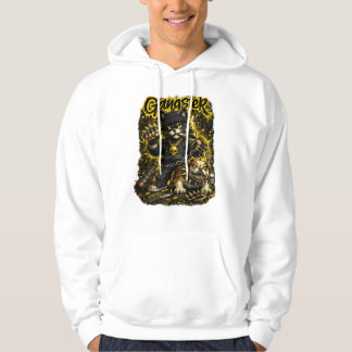 Streetwear Cat Illustration Hoodie