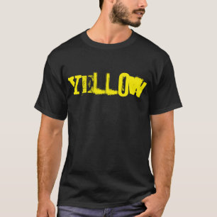 STREETWEAR FASHION TEXT YELLOW FONT T-Shirt