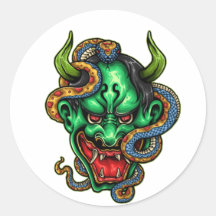 Streetwear Green Dragon Tattoo