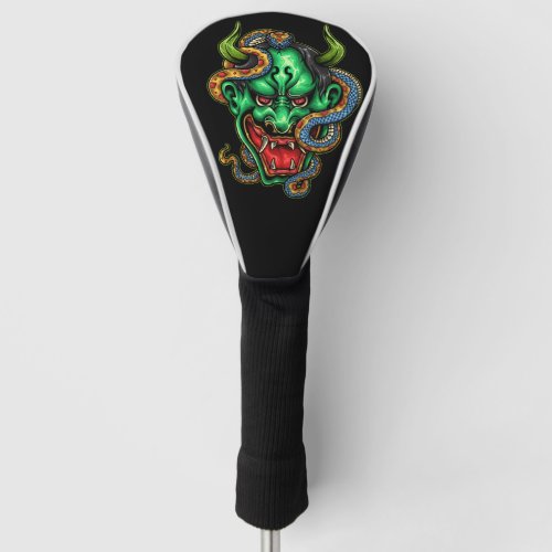 Streetwear Green Dragon Tattoo Golf Head Cover