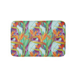 Strelitzia Pattern Bath Mat