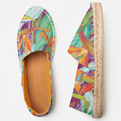 Strelitzia Pattern Espadrilles