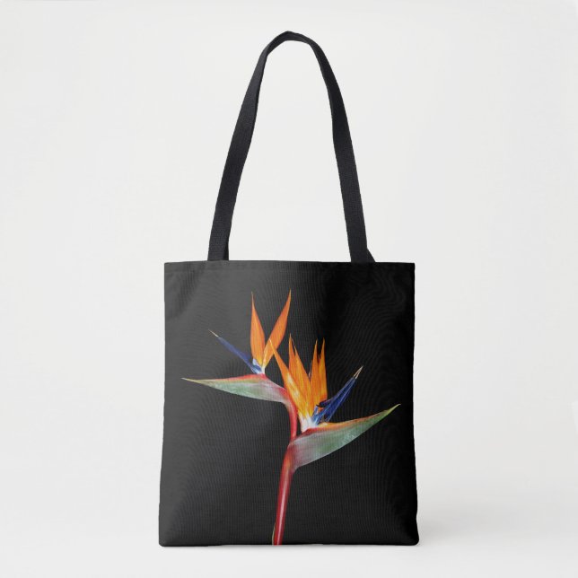 Strelitzia Plant Bird of Paradise Flower Tote Bag (Front)