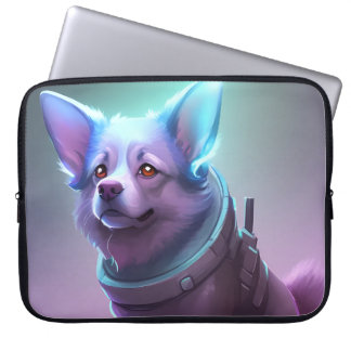 Strelka - the Soviet space dog Laptop Sleeve